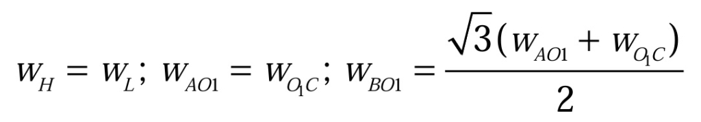Соотношение витков обмоток трансформаторов Скотта - формула